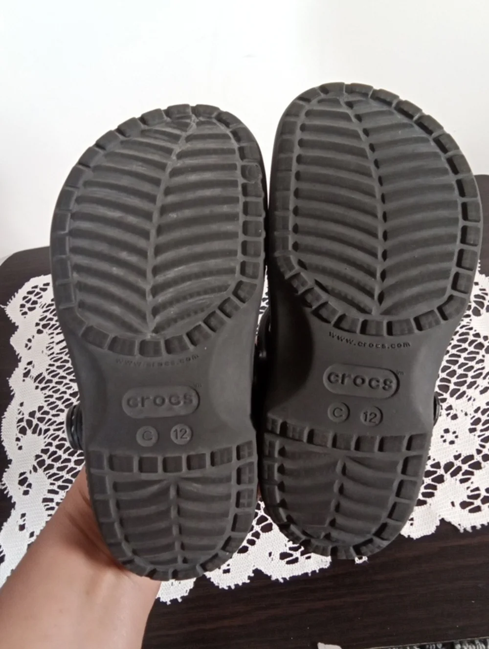 Jack Skellington Inspired Black & White Crocs Night Before Christmas Kids C12